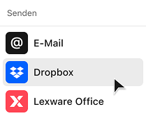 Dropscan Web-Applikation Screenshot